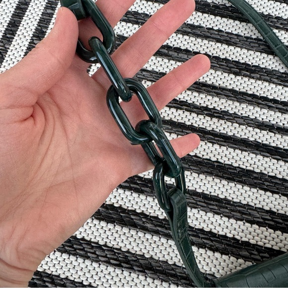 JW PEI Julia Chain Strap Detail Croc Embossed Purse - Picture 8 of 9